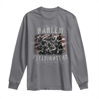 Never Forget Harlem Hellfighters Long Sleeve Shirt Vintage American Flag