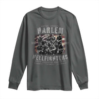 Never Forget Harlem Hellfighters Long Sleeve Shirt Vintage American Flag