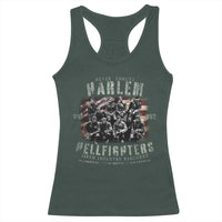 Never Forget Harlem Hellfighters Racerback Tank Top Vintage American Flag