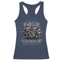 Never Forget Harlem Hellfighters Racerback Tank Top Vintage American Flag