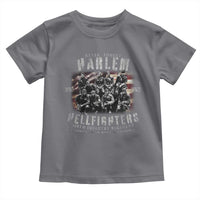 Never Forget Harlem Hellfighters Toddler T Shirt Vintage American Flag