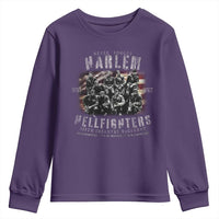 Never Forget Harlem Hellfighters Youth Sweatshirt Vintage American Flag