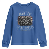 Never Forget Harlem Hellfighters Youth Sweatshirt Vintage American Flag