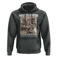 Never Forget Harlem Hellfighters Hoodie 369TH Infantry Regiment Black God Damn Let's Go