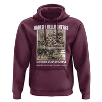 Never Forget Harlem Hellfighters Hoodie 369TH Infantry Regiment Black God Damn Let's Go