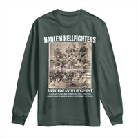 Never Forget Harlem Hellfighters Long Sleeve Shirt 369TH Infantry Regiment Black God Damn Let's Go