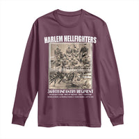 Never Forget Harlem Hellfighters Long Sleeve Shirt 369TH Infantry Regiment Black God Damn Let's Go