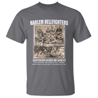 Never Forget Harlem Hellfighters T Shirt 369TH Infantry Regiment Black God Damn Let's Go