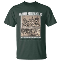Never Forget Harlem Hellfighters T Shirt 369TH Infantry Regiment Black God Damn Let's Go