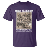 Never Forget Harlem Hellfighters T Shirt 369TH Infantry Regiment Black God Damn Let's Go