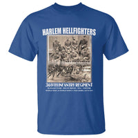 Never Forget Harlem Hellfighters T Shirt 369TH Infantry Regiment Black God Damn Let's Go