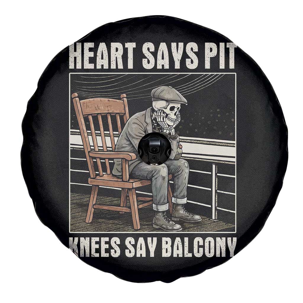 Funny Heart Says Pit Knees Say Balcony Spare Tire Cover Old Skeleton - Wonder Print Shop