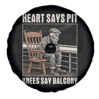Funny Heart Says Pit Knees Say Balcony Spare Tire Cover Old Skeleton - Wonder Print Shop