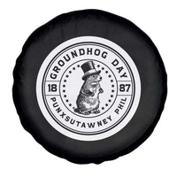 Punxsutawney Phil Groundhog Day Spare Tire Cover Funny Woodchuck Day 1887