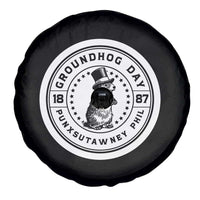 Punxsutawney Phil Groundhog Day Spare Tire Cover Funny Woodchuck Day 1887