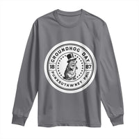 Punxsutawney Phil Groundhog Day Long Sleeve Shirt Funny Woodchuck Day 1887