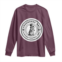 Punxsutawney Phil Groundhog Day Long Sleeve Shirt Funny Woodchuck Day 1887