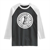 Punxsutawney Phil Groundhog Day Raglan Shirt Funny Woodchuck Day 1887