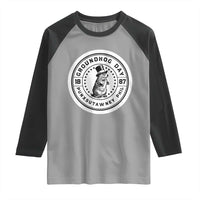 Punxsutawney Phil Groundhog Day Raglan Shirt Funny Woodchuck Day 1887