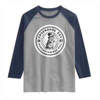 Punxsutawney Phil Groundhog Day Raglan Shirt Funny Woodchuck Day 1887