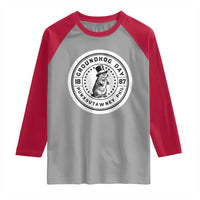 Punxsutawney Phil Groundhog Day Raglan Shirt Funny Woodchuck Day 1887