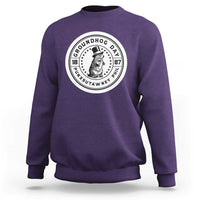 Punxsutawney Phil Groundhog Day Sweatshirt Funny Woodchuck Day 1887
