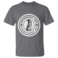 Punxsutawney Phil Groundhog Day T Shirt Funny Woodchuck Day 1887