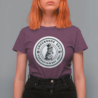 Punxsutawney Phil Groundhog Day T Shirt For Women Funny Woodchuck Day 1887