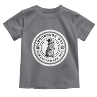 Punxsutawney Phil Groundhog Day Toddler T Shirt Funny Woodchuck Day 1887