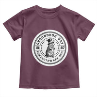 Punxsutawney Phil Groundhog Day Toddler T Shirt Funny Woodchuck Day 1887