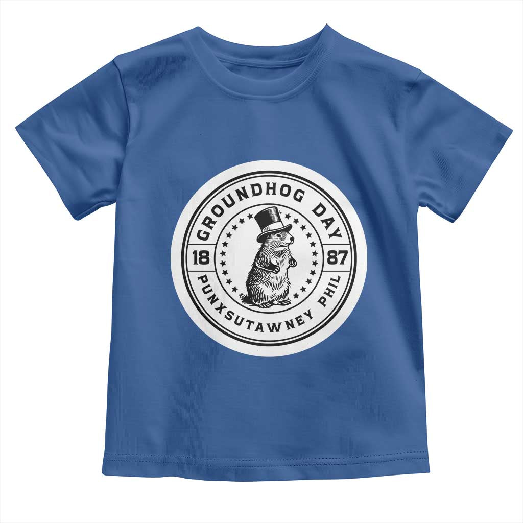 Punxsutawney Phil Groundhog Day Toddler T Shirt Funny Woodchuck Day 1887