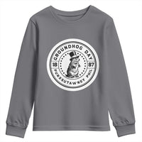 Punxsutawney Phil Groundhog Day Youth Sweatshirt Funny Woodchuck Day 1887