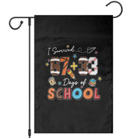 I Survived 67 33 Days Of School Garden Flag Funny 100th Days of School 67 Sport Lover