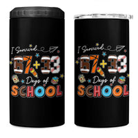 I Survived 67 33 Days Of School 4 in 1 Can Cooler Tumbler Funny 100th Days of School 67 Sport Lover