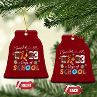 I Survived 67 33 Days Of School Ceramic Ornament Funny 100th Days of School 67 Sport Lover - Wonder Print Shop