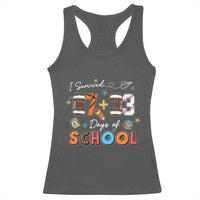I Survived 67 33 Days Of School Racerback Tank Top Funny 100th Days of School 67 Sport Lover - Wonder Print Shop