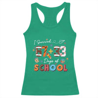 I Survived 67 33 Days Of School Racerback Tank Top Funny 100th Days of School 67 Sport Lover - Wonder Print Shop