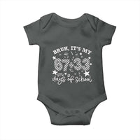 Bruh It Is My 67 33 Days Of School Baby Onesie 100th Days Of School Funny 67 Groovy Checkered