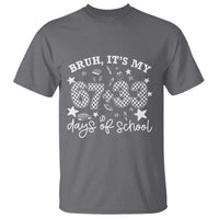 Bruh It Is My 67 33 Days Of School T Shirt 100th Days Of School Funny 67 Groovy Checkered