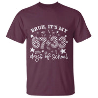 Bruh It Is My 67 33 Days Of School T Shirt 100th Days Of School Funny 67 Groovy Checkered