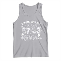 Bruh It Is My 67 33 Days Of School Tank Top 100th Days Of School Funny 67 Groovy Checkered