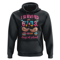 I Survived 67 33 Days Of School Hoodie Funny 100 Days of School 67 Ice Cream Drip - Wonder Print Shop