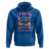 I Survived 67 33 Days Of School Hoodie Funny 100 Days of School 67 Ice Cream Drip - Wonder Print Shop