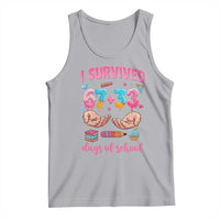 I Survived 67 33 Days Of School Tank Top Funny 100 Days of School 67 Ice Cream Drip - Wonder Print Shop
