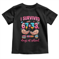 I Survived 67 33 Days Of School Toddler T Shirt Funny 100 Days of School 67 Ice Cream Drip - Wonder Print Shop
