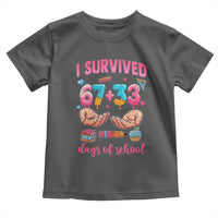 I Survived 67 33 Days Of School Toddler T Shirt Funny 100 Days of School 67 Ice Cream Drip - Wonder Print Shop