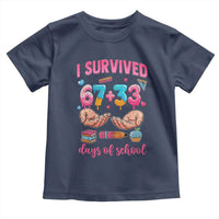 I Survived 67 33 Days Of School Toddler T Shirt Funny 100 Days of School 67 Ice Cream Drip - Wonder Print Shop