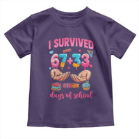 I Survived 67 33 Days Of School Toddler T Shirt Funny 100 Days of School 67 Ice Cream Drip - Wonder Print Shop