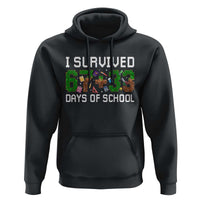 I Survived 67 33 Days Of School Hoodie Funny 100 Days of School 67 Pixel Game - Wonder Print Shop
