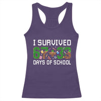 I Survived 67 33 Days Of School Racerback Tank Top Funny 100 Days of School 67 Pixel Game - Wonder Print Shop